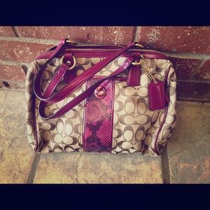 Signature C Authentic Coach purse